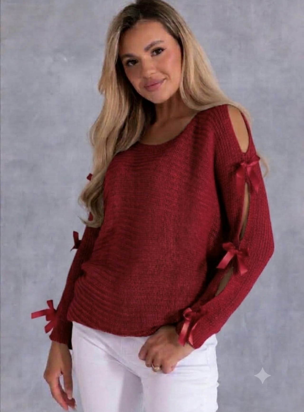 Sweter z pięknymi rękawami - obrazek 3